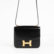 Shop this 100% authentic Hermès Constance Mini Black Box GHW Bag at Labellov.com