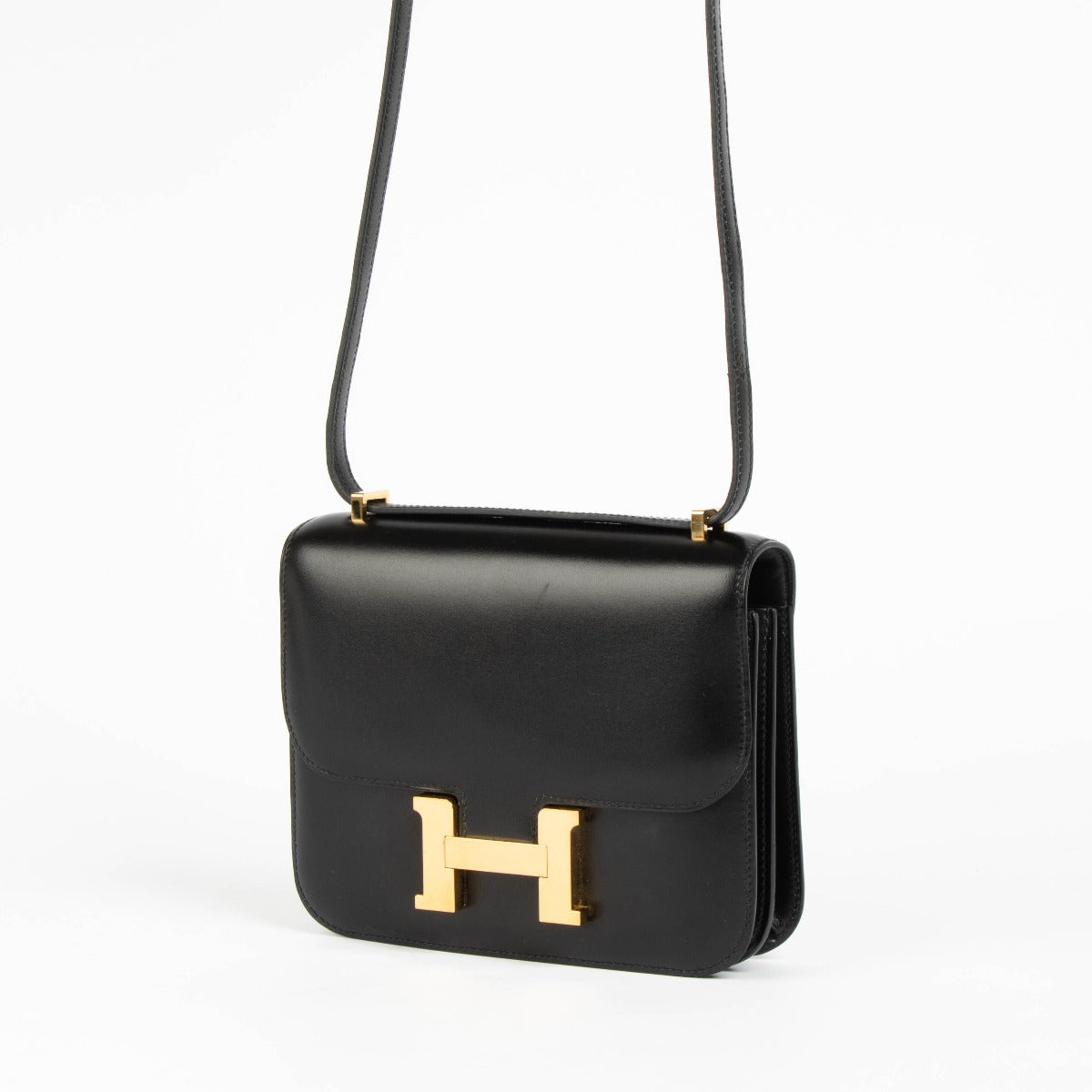 Shop this 100% authentic Hermès Constance Mini Black Box GHW Bag at Labellov.com