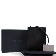 Preloved Lutz Morris Black Lizard Parker Grained-Leather Crossbody Bag