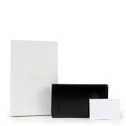 Very pretty elegant black leather wallet