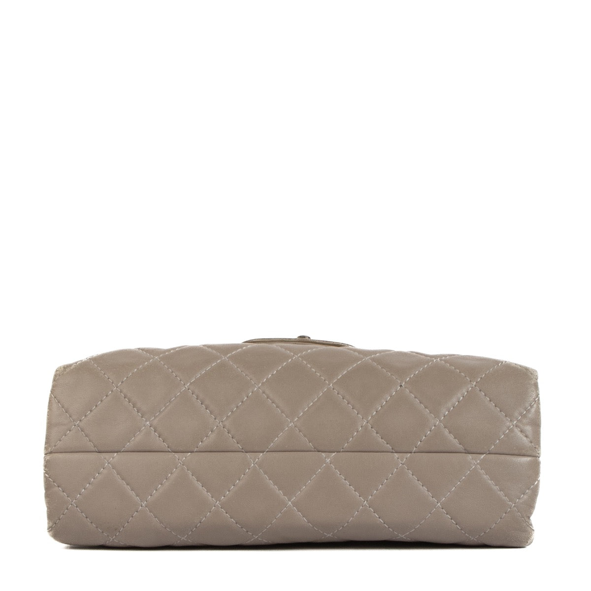 Shop 100% authentic second-hand Chanel Grey Lambskin Flap Bag on Labellov.com