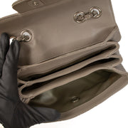 Shop 100% authentic second-hand Chanel Grey Lambskin Flap Bag on Labellov.com