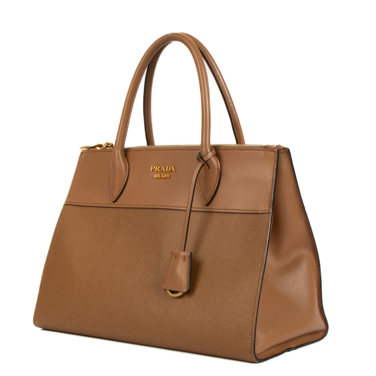 Shop 100% authentic second-hand Prada Caramel Saffiano/City Calf Paradigme Tote Bag on Labellov.com