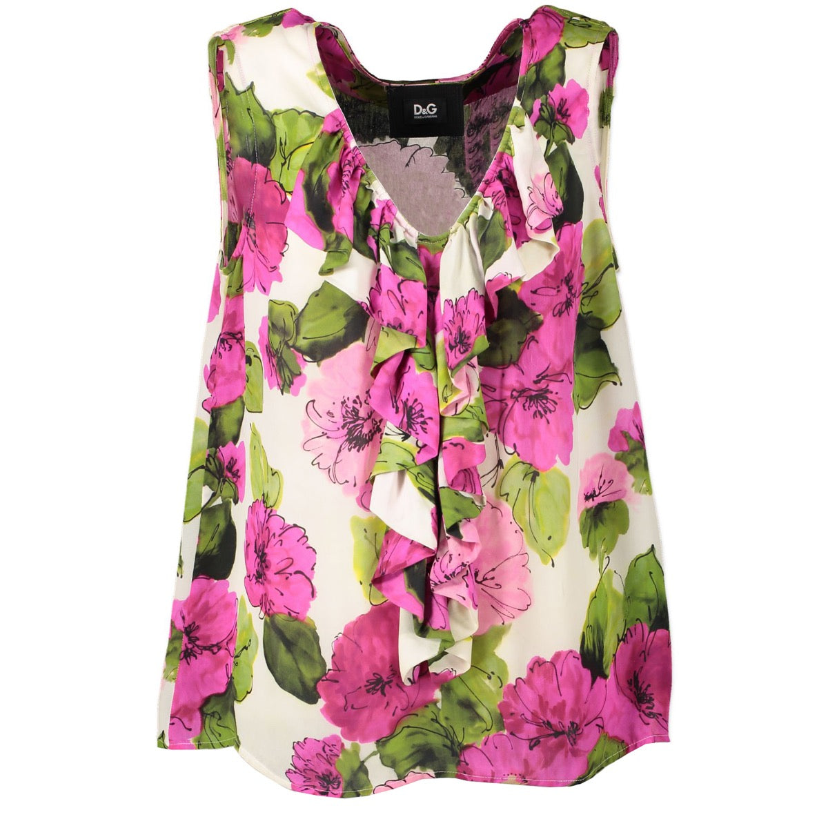 Shop safe online 100% authentic second hand Dolce & Gabbana Multicolor Top - IT Size 42 in very good condition at the right price at Labellov in Antwerp.