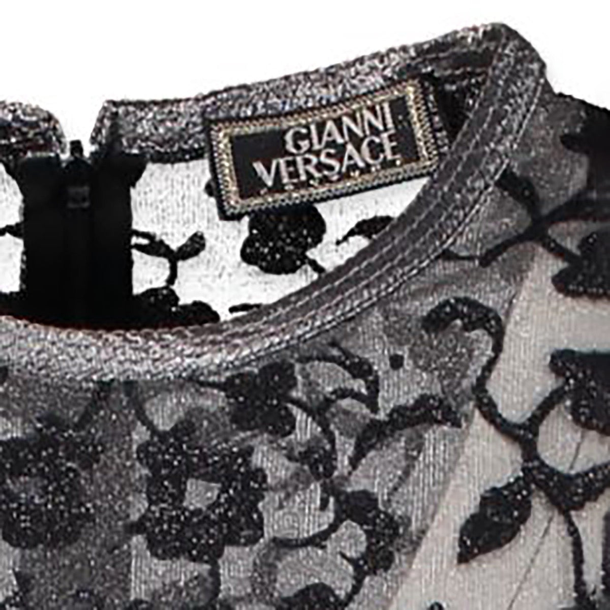 Shop safe online 100% authentic second hand Versace Silver Body Top - Size IT 46 in very good condition at the right price at Labellov in Antwerp.