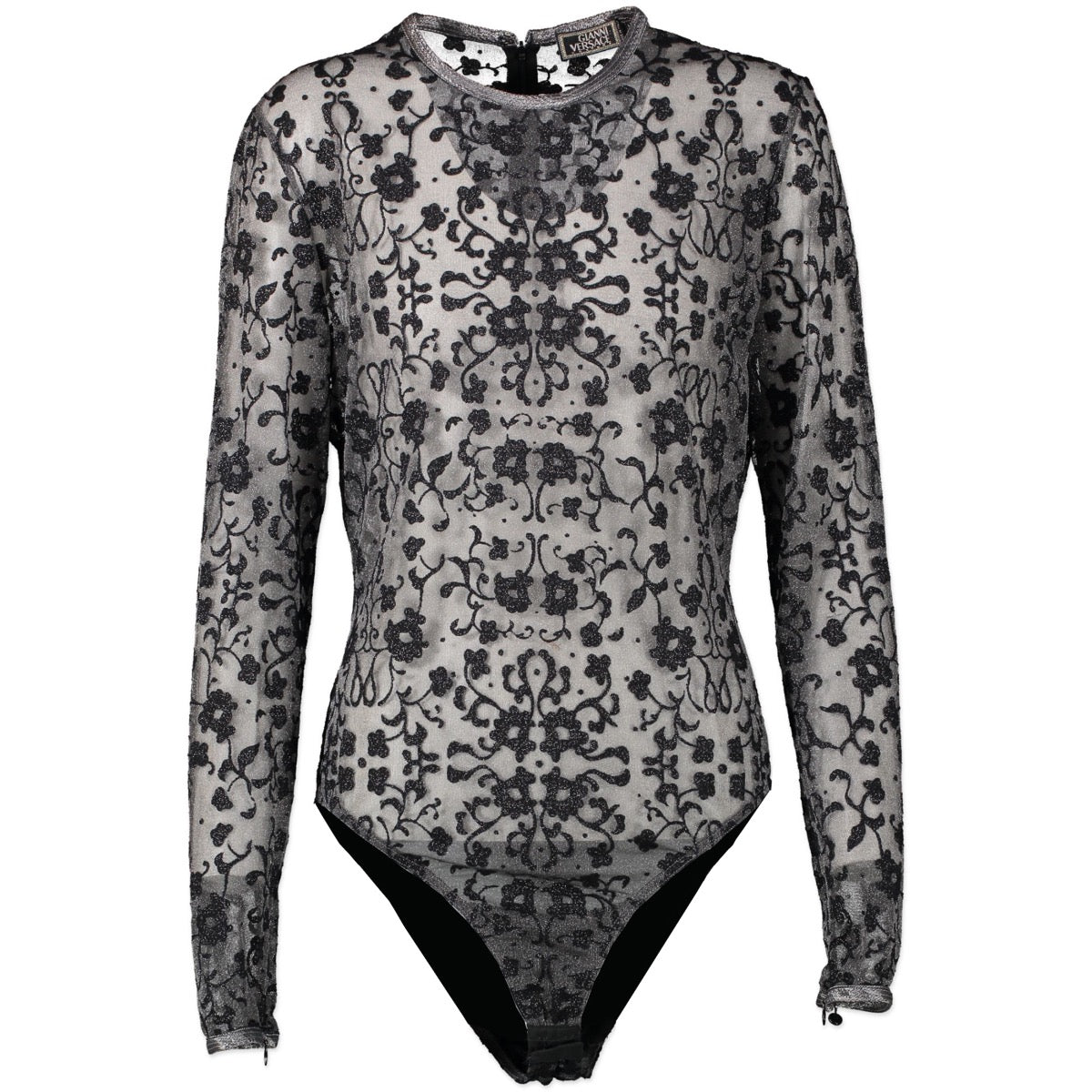 Shop safe online 100% authentic second hand Versace Silver Body Top - Size IT 46 in very good condition at the right price at Labellov in Antwerp.