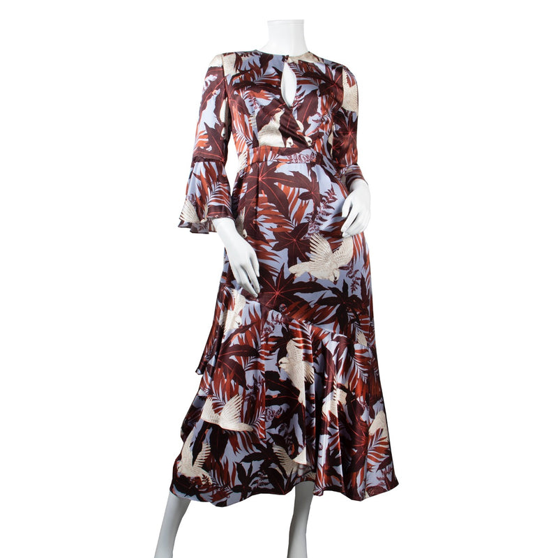 Shop safe online 100% authentic Erdem multicolor dress, Beautiful Erdem dress in very good condition, Preloved Erdem multicolor dress in very good condition