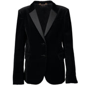 Shop safe online 100% authentic second hand Gucci Black Velvet Jacket in size 44 at the right price at Labellov in Antwerp in very good, excellent condition.