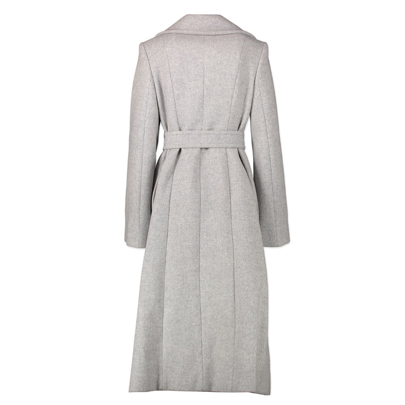 Elegant Original 2nd Hand Stella McCartney Grey Coat in Italian Size 42 on Labellov Luxury vintage site with designer clothes