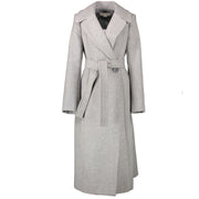 Elegant Original 2nd Hand Stella McCartney Grey Coat in Italian Size 42 on Labellov Luxury vintage site with designer clothes