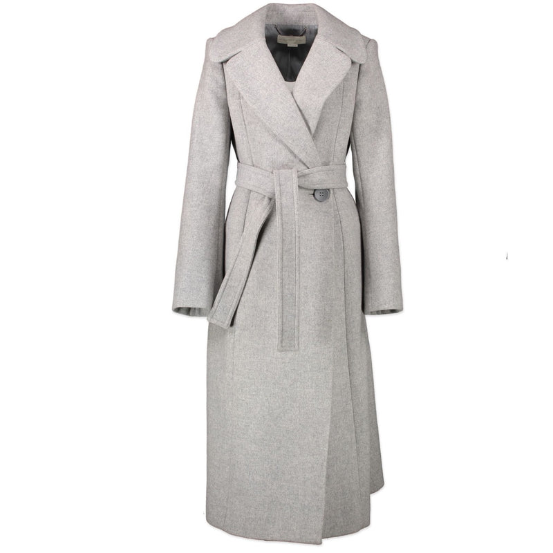 Elegant Original 2nd Hand Stella McCartney Grey Coat in Italian Size 42 on Labellov Luxury vintage site with designer clothes