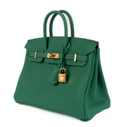 Hermès Birkin 25 Vert Vertigo Togo GHW