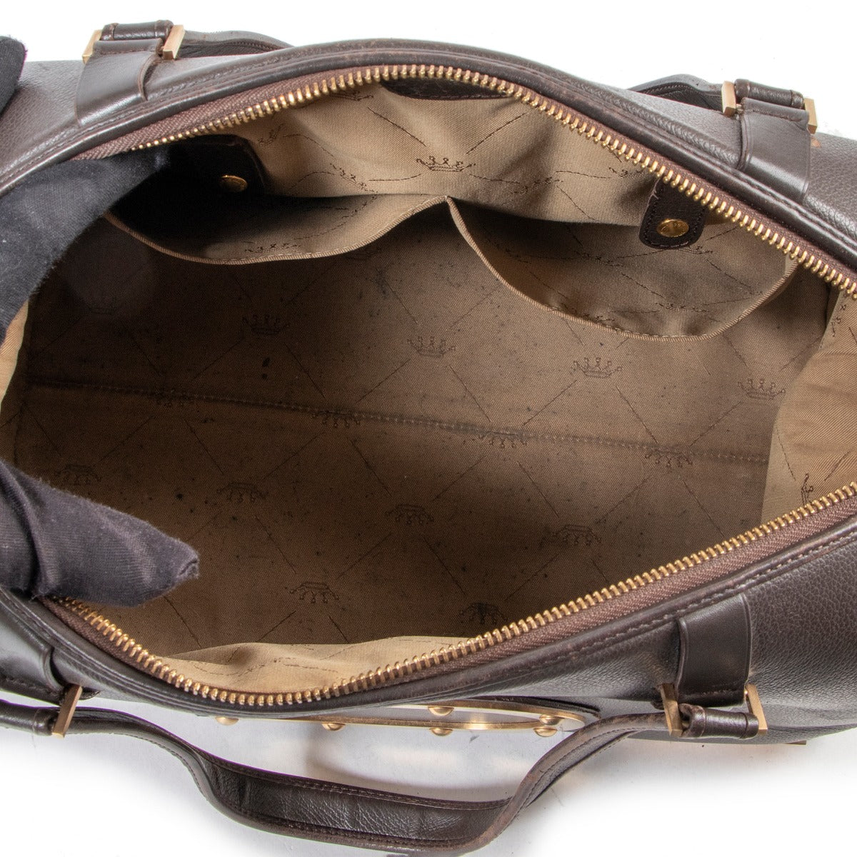 Shop safe online Delvaux brown bag