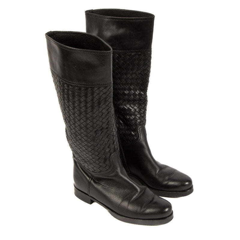 Buy preloved authentic Bottega Veneta Black Boots safe online at Labellov.com or in Brussels, Knokke and Antwerp