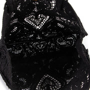 Dolce & Gabbana Black Lace Beatrice Shopper 100% Authentic bag