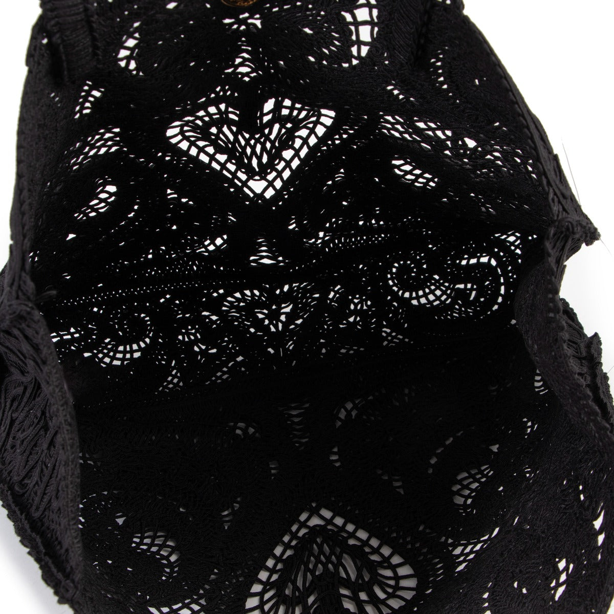 Dolce & Gabbana Black Lace Beatrice Shopper 100% Authentic bag