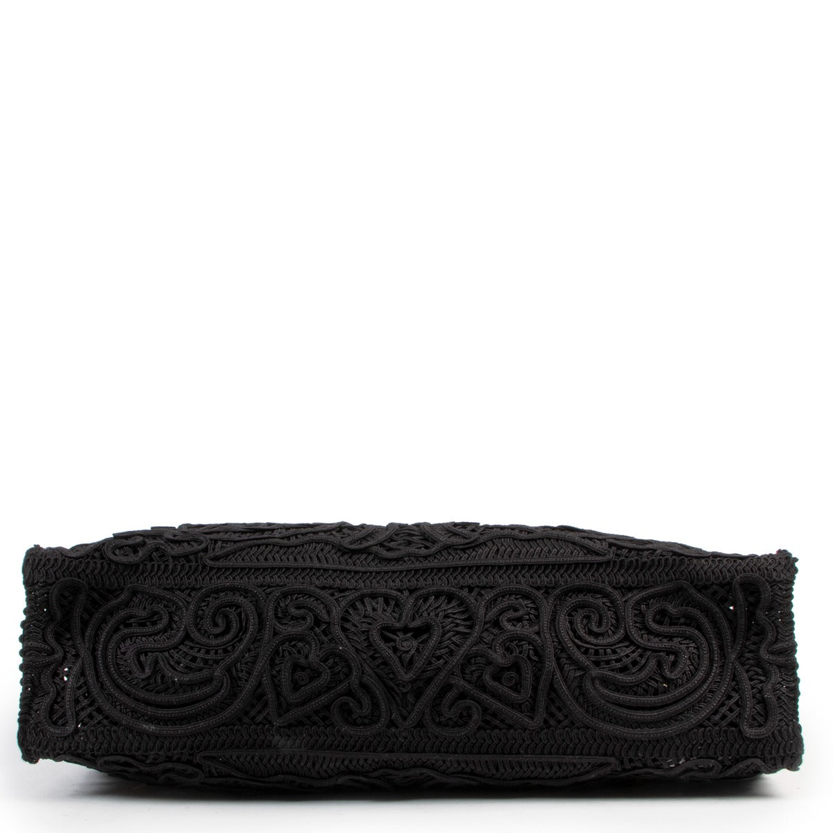 Dolce & Gabbana Black Lace Beatrice Shopper 100% Authentic bag