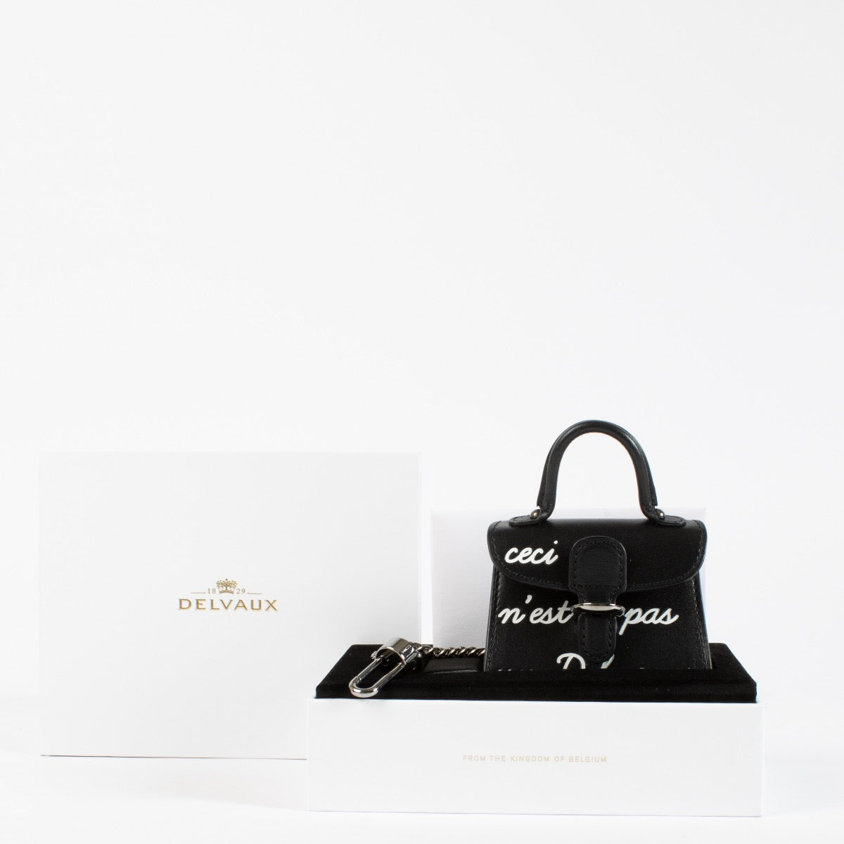 Delvaux Black L'Humour Bag Charm