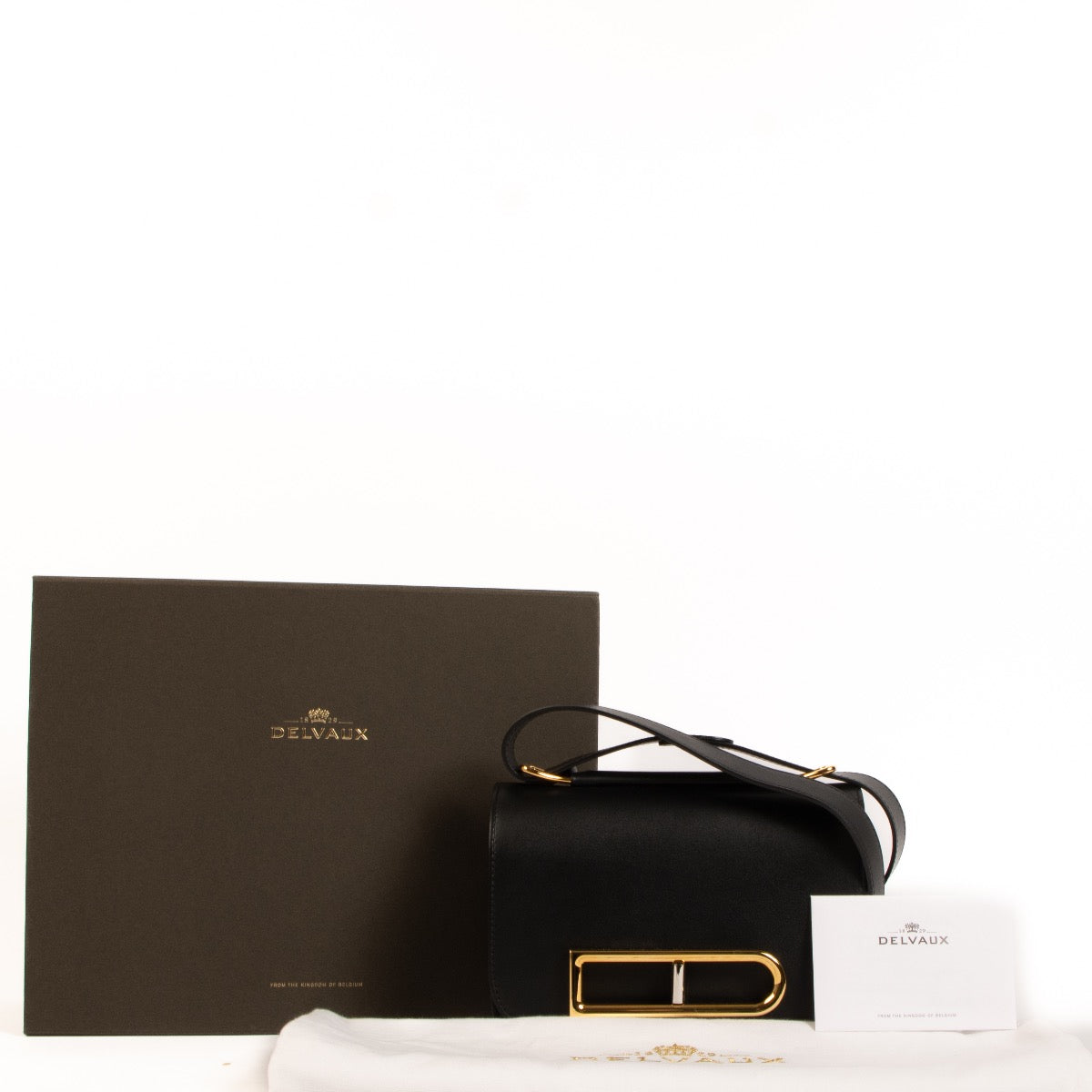 shop 100% authentic second hand Delvaux Black Lingot PM on Labellov.com