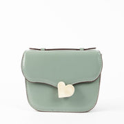 Authentic pre-loved Marni Grey Heart Lock Crossbody Bag on Labellov.com
