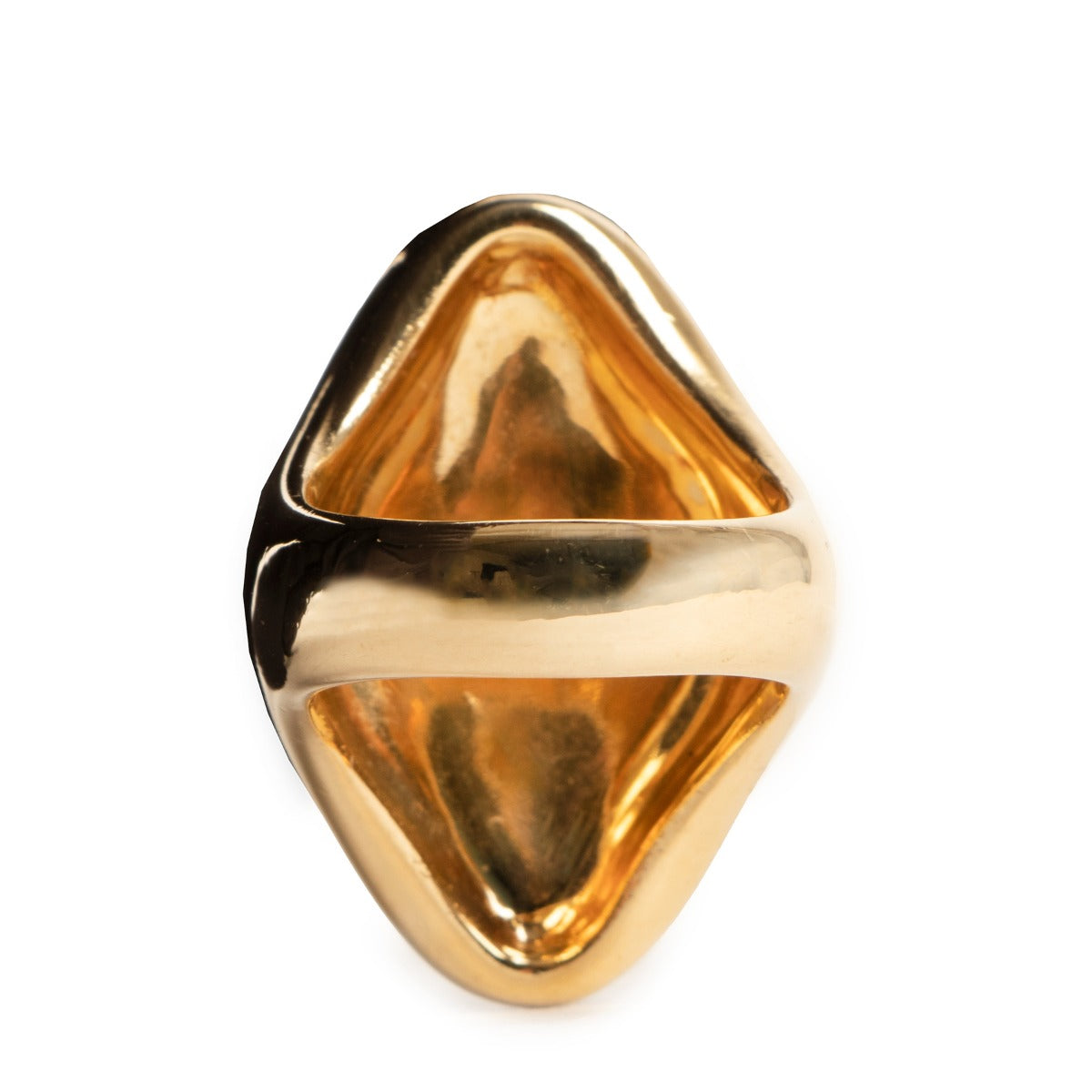 Authentic Second Hand Pomellato Yellow Gold Elliptical Signet Ring at Labellov.com