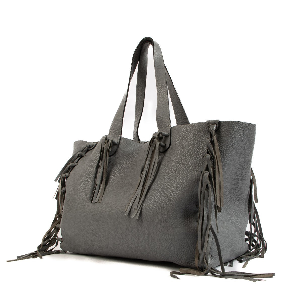 shop 100% authentic second hand Valentino Garavani Grey Tassel Bag on Labellov.com