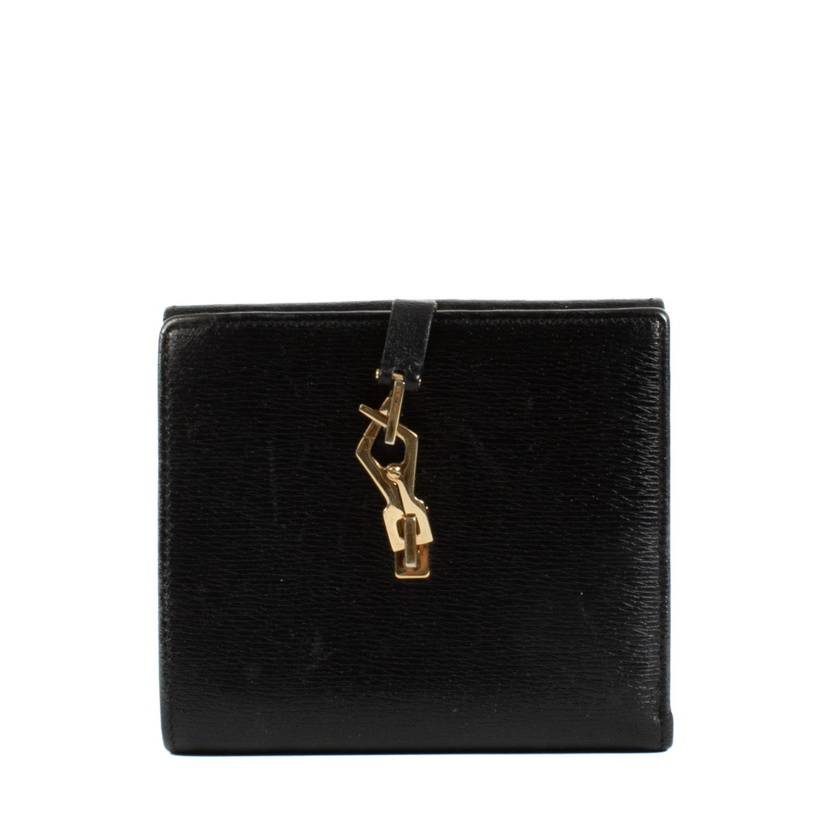 Shop safe online at Labellov in Antwerp, Brussels and Knokke this 100% authentic second hand Gucci Black Leather Jackie Wallet