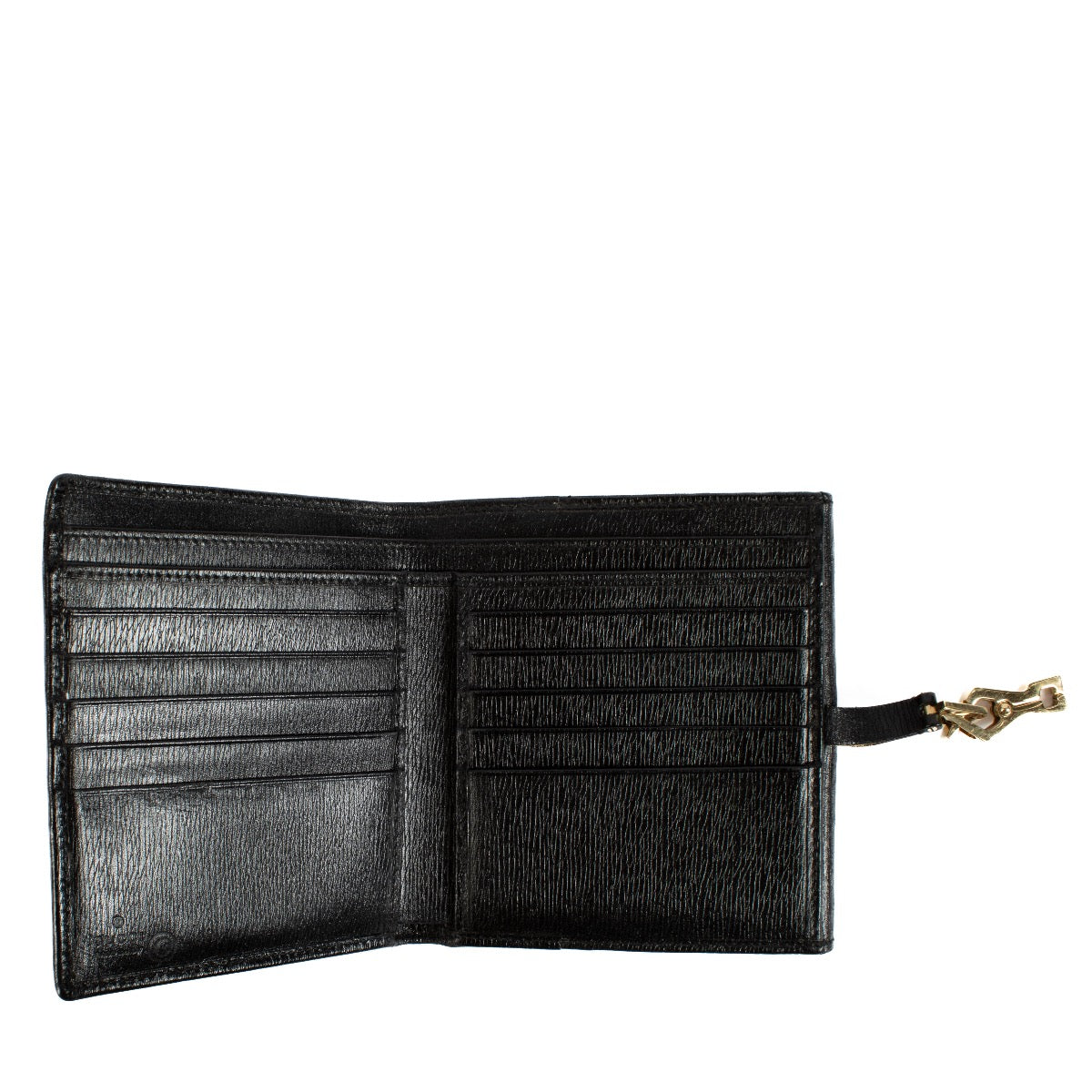 Shop safe online at Labellov in Antwerp, Brussels and Knokke this 100% authentic second hand Gucci Black Leather Jackie Wallet