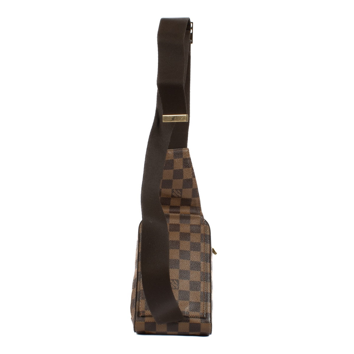 Shop safe online at Labellov in Antwerp, Brussels and Knokke this 100% authentic second hand Louis Vuitton Damier Ebene Gereminos Bag
