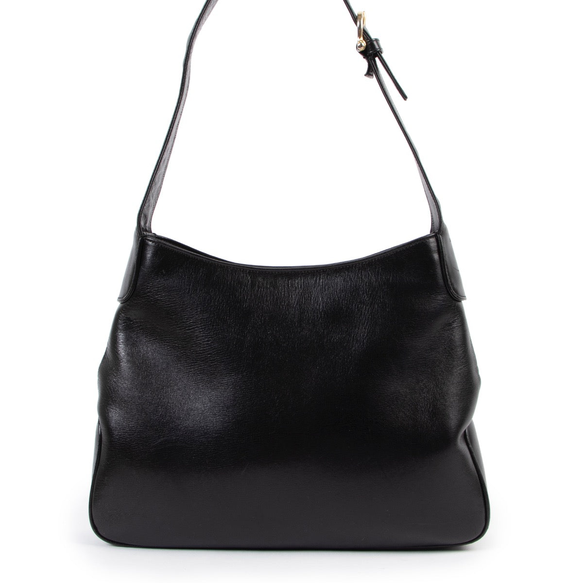 Shop safe online at Labellov in Antwerp this 100% authentic second hand Celine Black Leather Shoulder Bag
