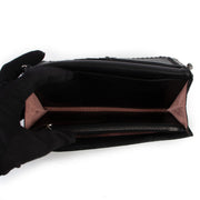 Shop safe online 100% authentic second hand Stella McCartney Black Falabella Continental Wallet in very good condition at the right price at Labellov in Antwerp.