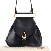 Shop safe online 100% authentic second hand Delvaux Blue Cerceau Shoulder Bag in very good condition at the right price at Labellov in Antwerp.