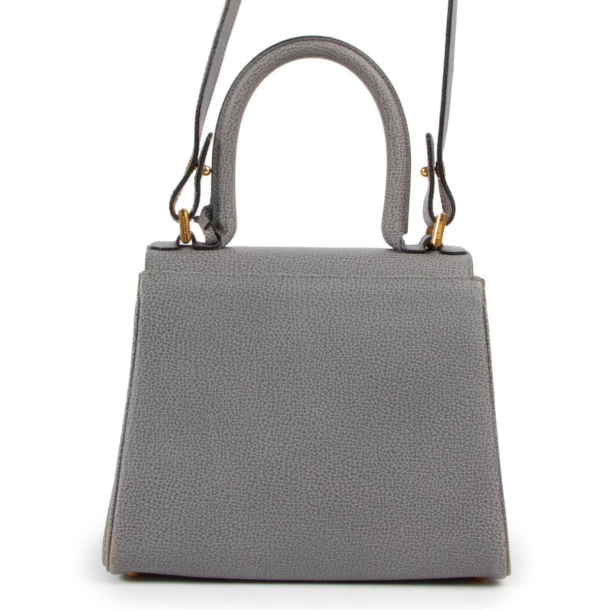 Delvaux Grey Brillant Mini + Strap in good condition