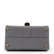 Delvaux Grey Brillant Mini + Strap available at Labellov