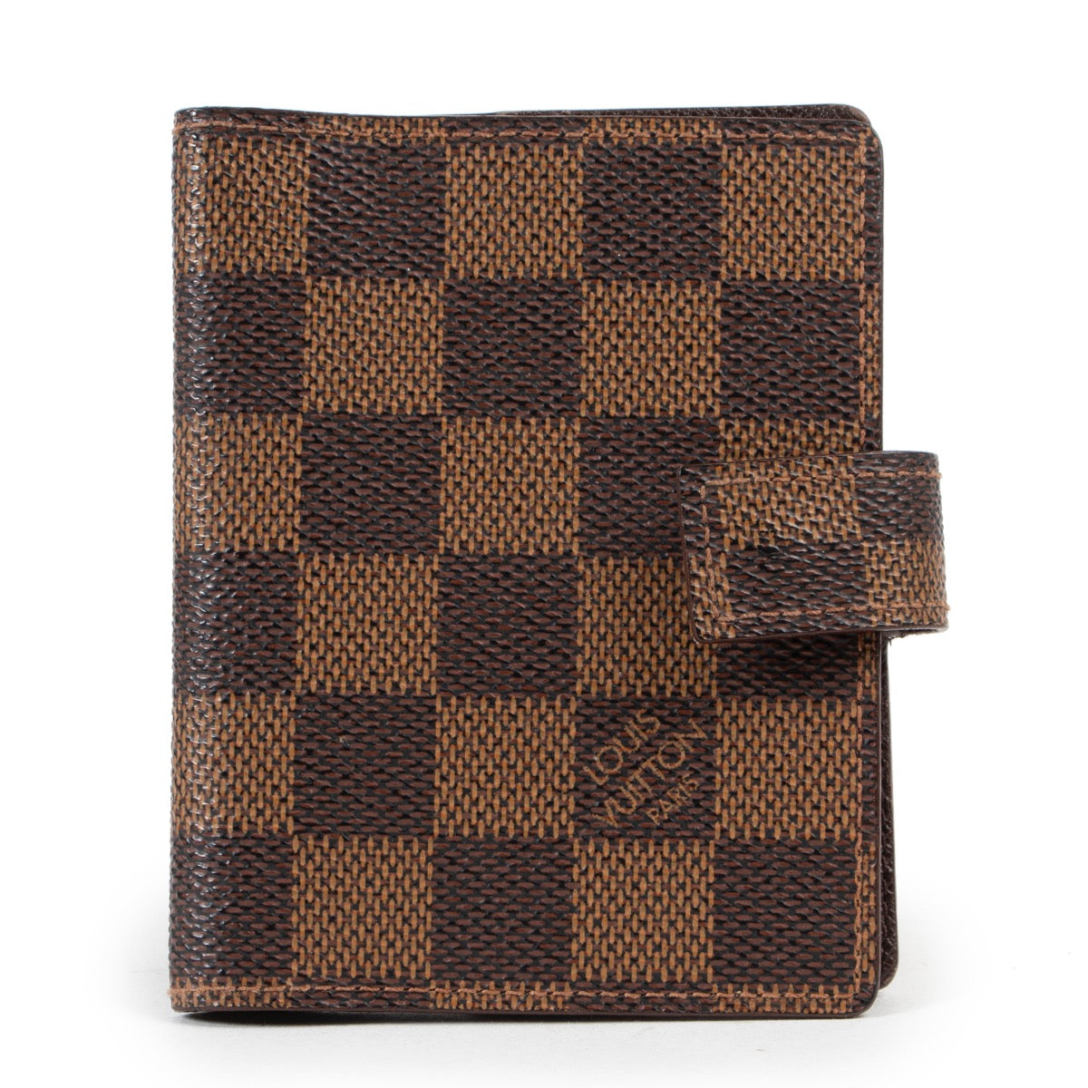 Shop safe online 100% authentic Louis Vuitton wallet in Damier print, Beautiful preloved Louis Vuitton wallet in Damier print, Little Louis Vuitton wallet in good condition.