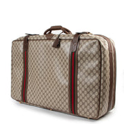 Shop safe online 100% authentic second hand Gucci Monogram Canvas Suitcase at the right price in very good condition at Labellov in Antwerp.