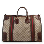 Original Gucci Monogram Travel Bag shop online on a safe website for vintage designer items by Labellov. Very good condition designer bag on Labellov. Unique preloved product in very good quality on Labellov Luxury Designer items.