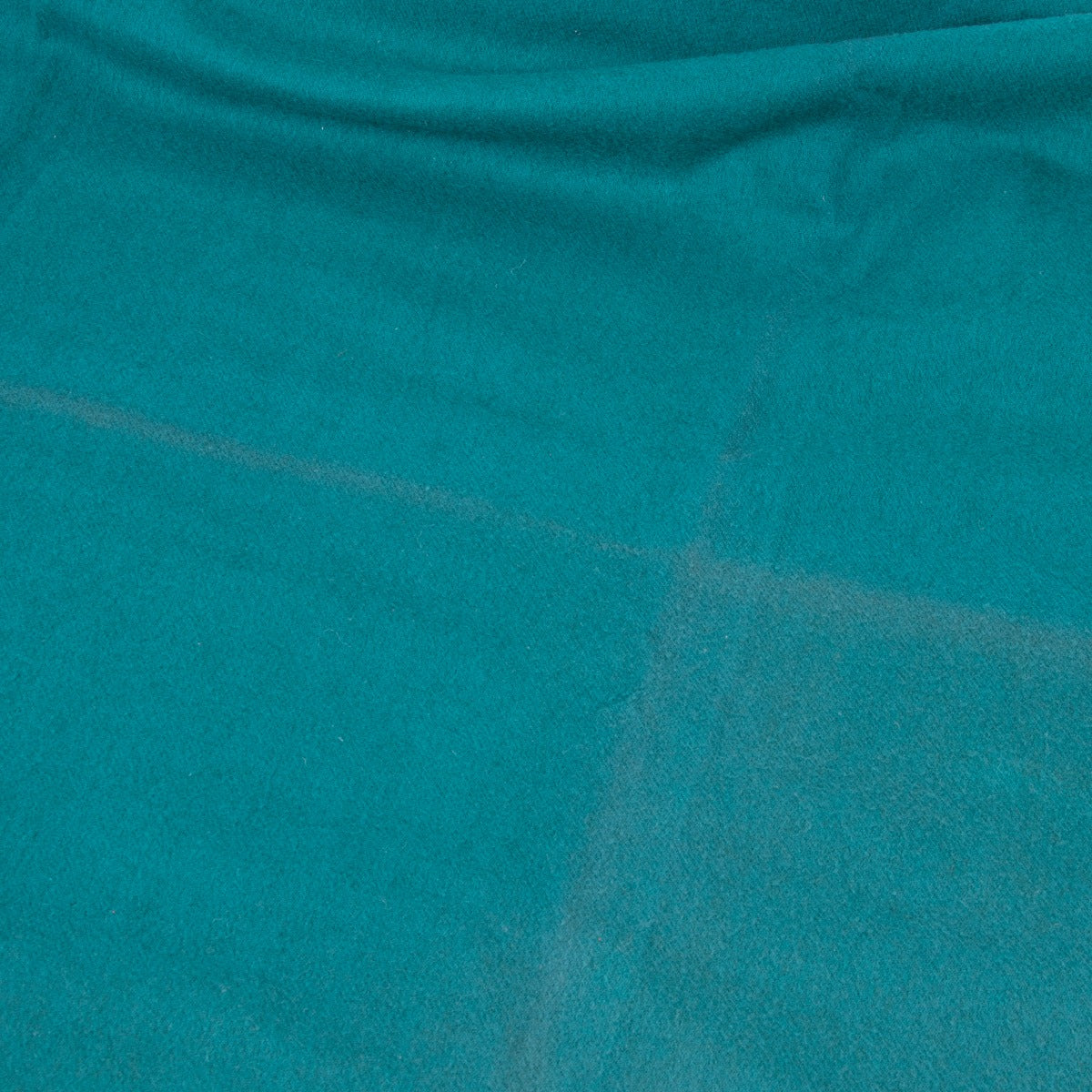 Shop Online Hermès Wool & Cashmere Turquoise Scarf with original label on Labellov Luxury vintage site