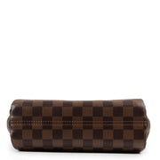 Shop safe online 100% authentic second hand Louis Vuitton Damier Ebene Canvas Croisette Crossbody Bag in excellent very good condition at the right price at Labellov in Antwerp.