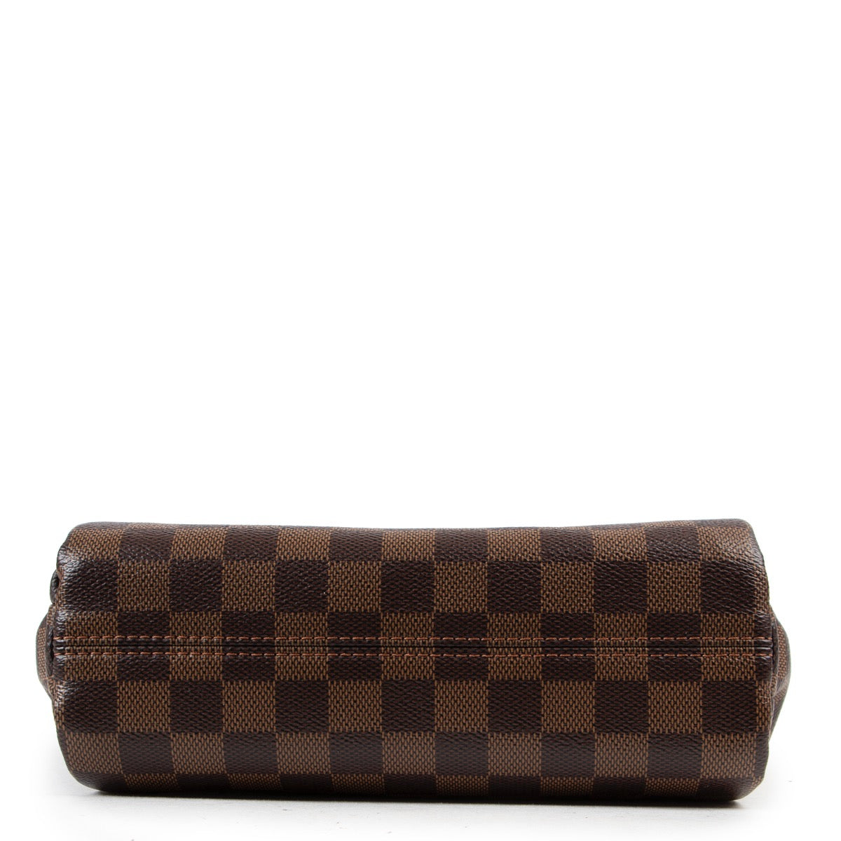 Shop safe online 100% authentic second hand Louis Vuitton Damier Ebene Canvas Croisette Crossbody Bag in excellent very good condition at the right price at Labellov in Antwerp.