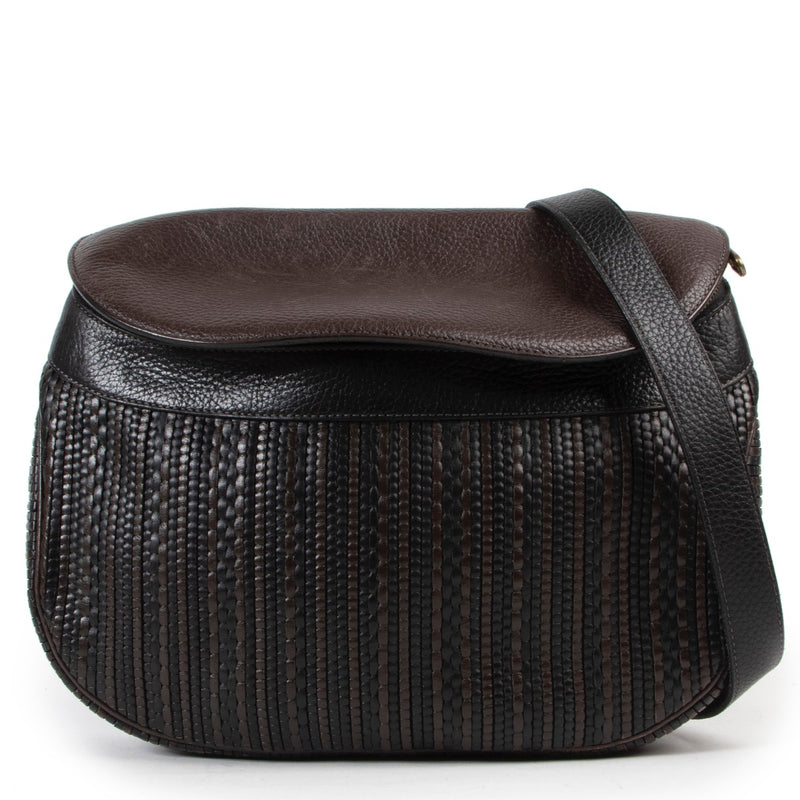 Koop authentieke tweedehands Delvaux bruine lederen handtas met juiste prijs. Achetez un authentique sac à main Delvaux d'occasion au bon prix. Buy authentic second hand Delvaux bag at the right price.