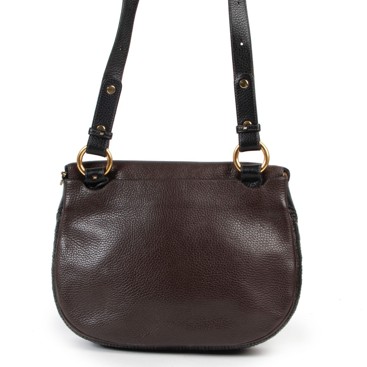 Koop authentieke tweedehands Delvaux bruine lederen handtas met juiste prijs. Achetez un authentique sac à main Delvaux d'occasion au bon prix. Buy authentic second hand Delvaux bag at the right price.