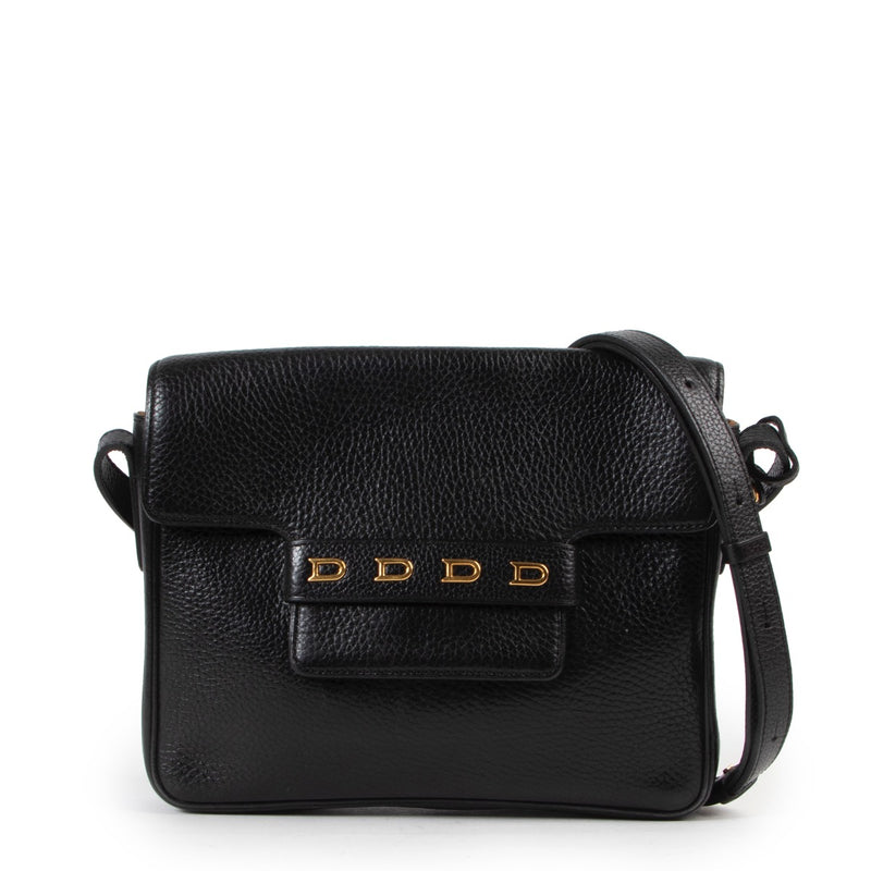 Koop authentieke tweedehands Delvaux zwarte lederen handtas met juiste prijs. Achetez un authentique sac à main Delvaux d'occasion au bon prix. Buy authentic second hand Delvaux bag at the right price.