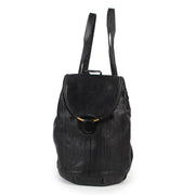 Shop safe online 100% authentic second hand Delvaux Black Toile De Cuir Backpack in good condition on Luxury Vintage Labellov site