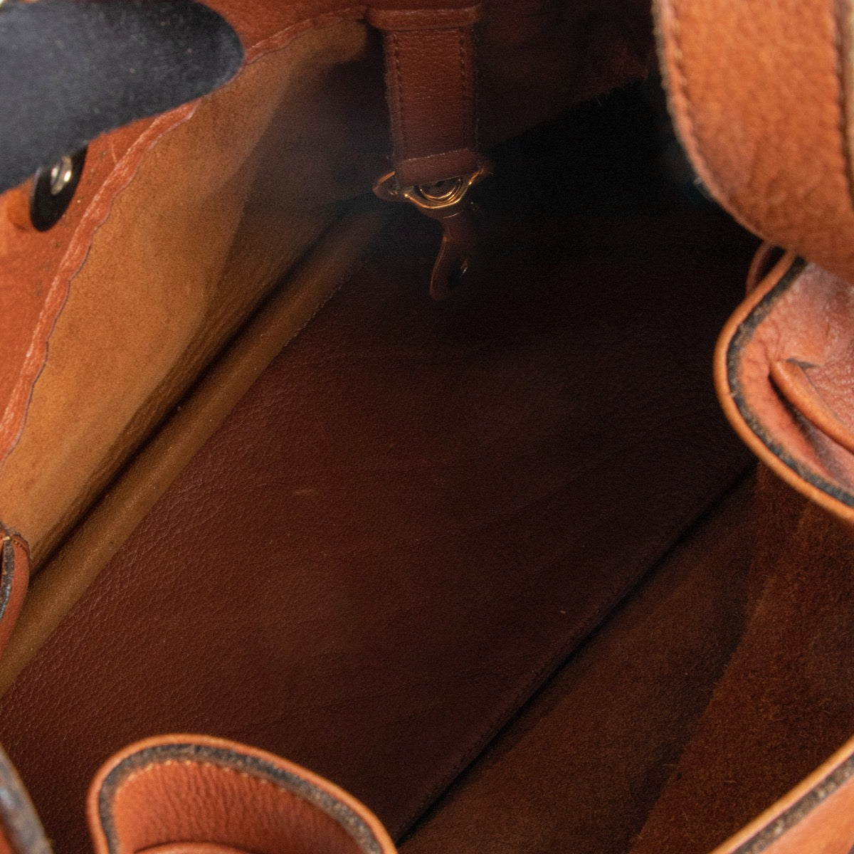 Delvaux Cognac Leather Crossbody in good quality and original design online for sale at Labellov Luxury Vintage designer goods