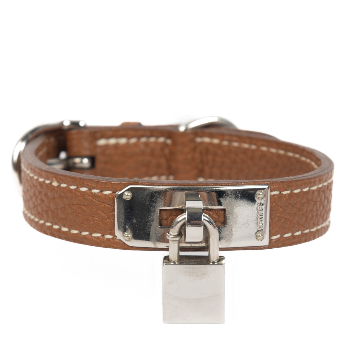 Hermès Cognac Dog Collar