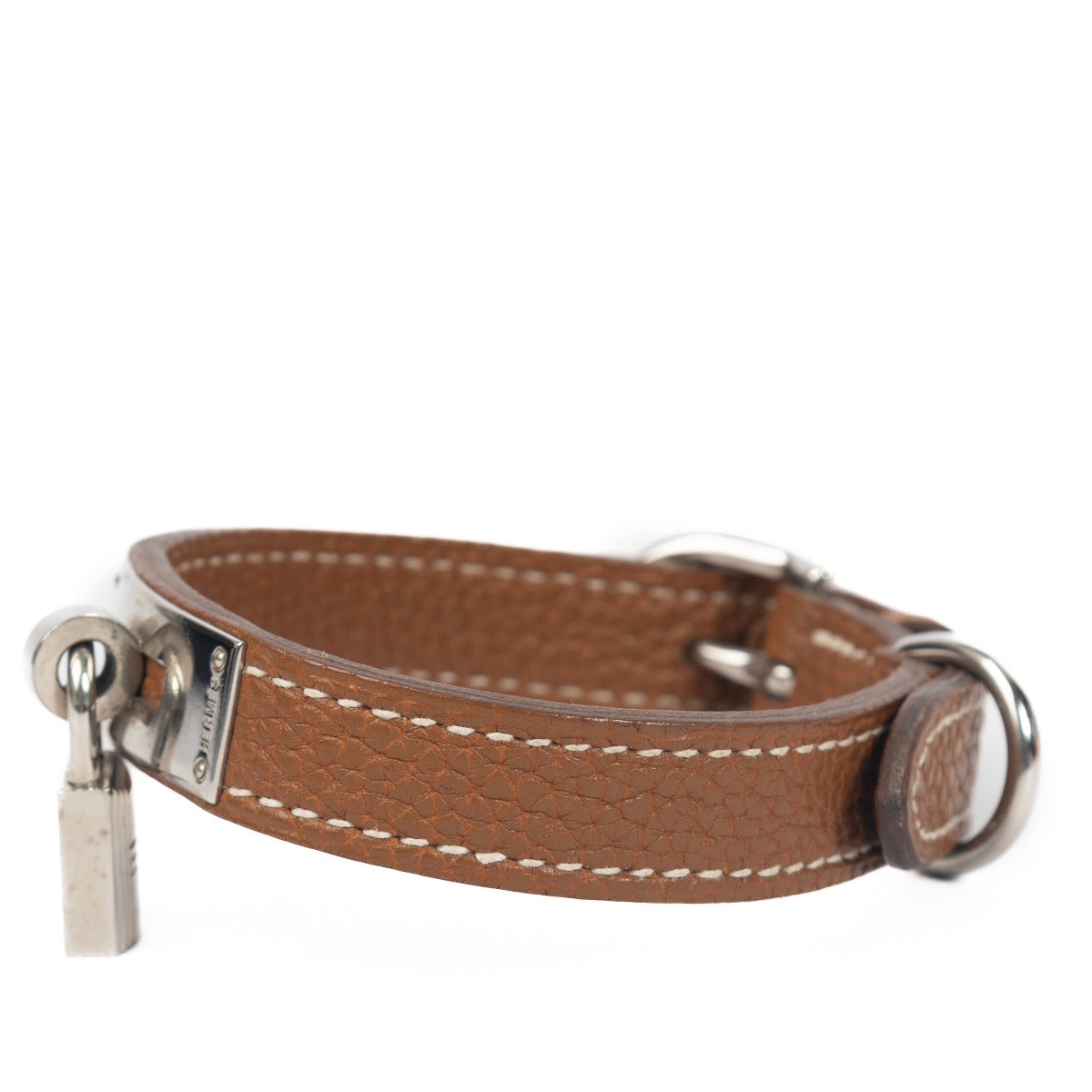 Hermès Cognac Dog Collar