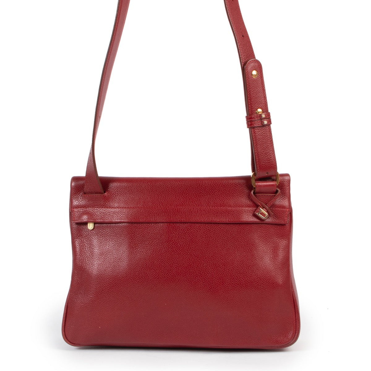 Koop authentieke tweedehands Delvaux bruin lederen handtas met juiste prijs. Achetez un authentique sac à main Delvaux en cuir marron d'occasion au bon prix. Buy authentic second hand Delvaux Red Leather Passerelle Shoulder Bag at the right price.