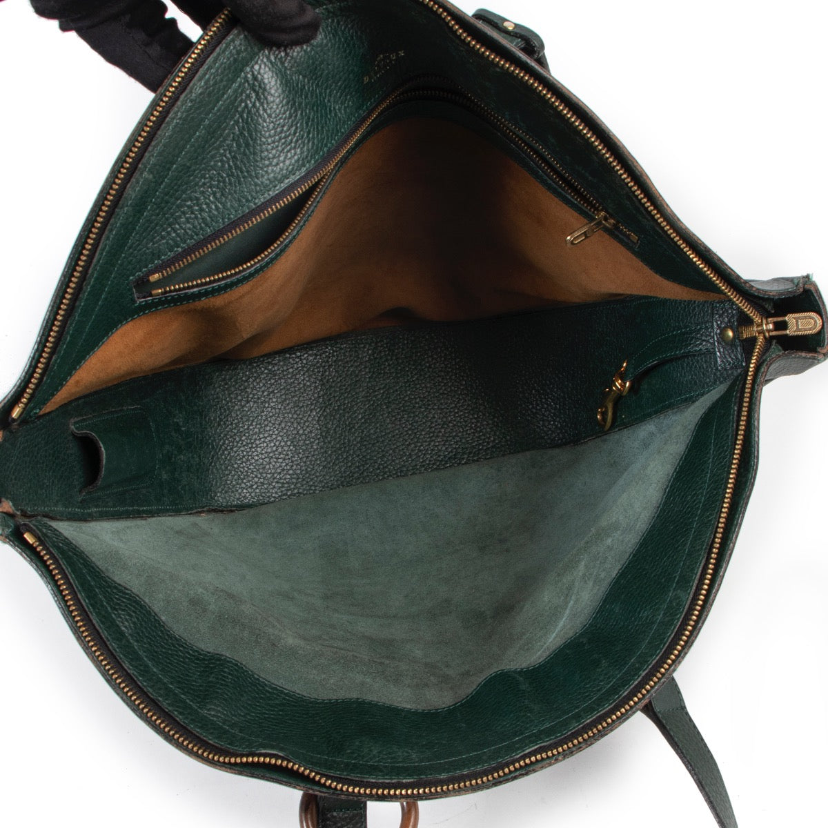 Koop authentieke tweedehands Delvaux groene lederen handtas met juiste prijs. Achetez un authentique sac à main Delvaux d'occasion au bon prix. Buy authentic second hand Delvaux bag at the right price.