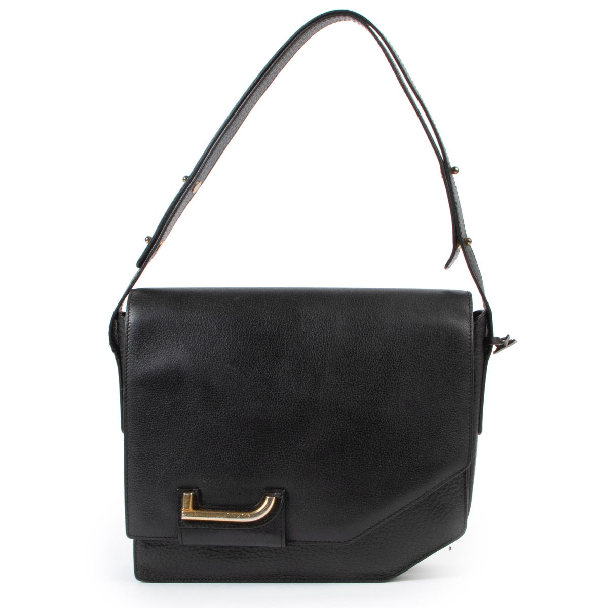 Get this Delvaux Black Shoulder Bag for a fair price at a luxury boutique. Buy and sell your Delvaux items for a reasonable price at Labellov online or in store